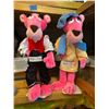 Image 1 : Pink Panther Studio - Plush Pink Panthers (2pc)