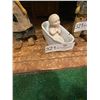 Image 3 : Prairie Homestead - Porcelain Baby in Bathtub, 1800s Hand Carved Man & Woman