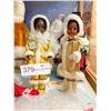 Image 1 : North Pole - 2 Black Celluloid Dolls in Eelskin Coats