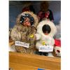 Image 1 : North Pole - 1975 vinyl Doll in Rabbit Fur, 1980 Baby in Rabbit Fur