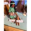 Image 1 : Indian Campground - Child in Turquoise Dress & Small Child Doll