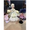 3 Plastic Dolls (Large Doll Represents Marie Antoinette)