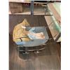 Image 4 : Vintage Metal Baby Stroller w/ Vintage Baby Doll
