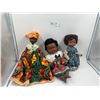 Image 1 : 3 x Ethnic Dolls