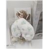 Image 2 : Traditional Doll Collection Baby K Doll 6" Tall Plus Bear