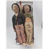 Image 2 : Two Vintage Handmade Cotton Dolls 16' Tall