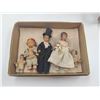 Image 3 : Doll Stroller with Antique Baby Dolls & Small Bridal Party Dolls