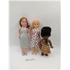 Image 1 : Polka Dot Dress Doll, Floral Dress Doll, and Straw Skirt World Doll