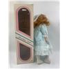 Image 2 : Porcelain Doll, The Victorian Doll Company, with broken leg