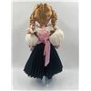 Image 2 : Plastic World Cultures Girl Doll, 16" with Stand