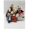 Image 1 : 6 x Miniature World Cultures Dolls