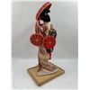 Image 2 : 15" Japanese Lady Doll in Traditional Dress on Wooden Base
