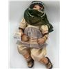 Image 1 : 20" Porcelain "Malika" Doll by Show Stoppers, with stand