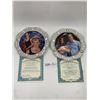 Image 1 : 2 x 8" Plates from The Bradford Exchange, Princess Diana and Prince of Cambridge, new in box