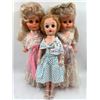 2 x Plastic Regal Girl Dolls and a plastic Dee An Cee Girl Doll.