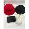 Image 1 : 2 Hats 2 ,Pairs Of Gloves,  Evening Bag