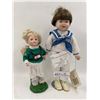 Image 1 : Dolls Of The days Gone By Andrew Sailor Doll, Porcelain Seeley Girl Doll
