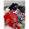 Image 1 : Assorted Boas, Gloves, and Halloween Accessories