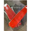 Image 1 : Black Wire Shelf and 2 x Miniature Red Ironing Boards