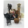 Image 3 : Assorted Plastic, Resin, and Iron Dollhouse Furniture