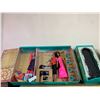 Image 1 : Sonny & Cher Doll and Case Set, with Collapsible Plastic Dollhouse