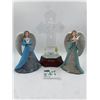 Image 1 : 2 x Hamilton Collection Angels and a Bradford Exchange Crystal Jesus Cross