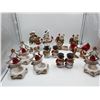 Image 1 : Snowman cardinal Christmas decor lot, 12 pcs