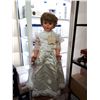 Image 1 : 36" hard plastic Bridal doll, 1960's
