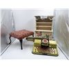 Image 1 : Doll furniture, tin litho typewriter