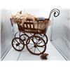 Image 1 : Wicker doll carriage