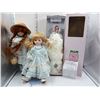 Image 1 : Porcelain dolls, 3 pcs inc NIB Catherine Royal Wedding
