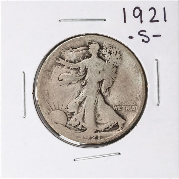 1921-S Walking Liberty Half Dollar Coin