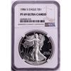 Image 1 : 1986-S $1 Proof American Silver Eagle Coin NGC PF69 Ultra Cameo