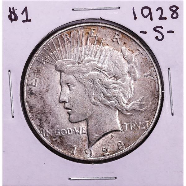 1928-S $1 Peace Silver Dollar Coin