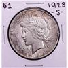 Image 1 : 1928-S $1 Peace Silver Dollar Coin