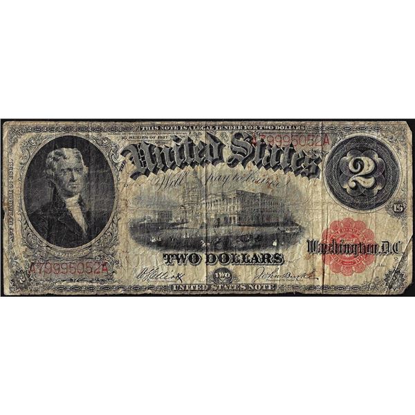 1917 $2 Legal Tender Note