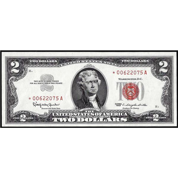 1963 $2 Legal Tender Star Note