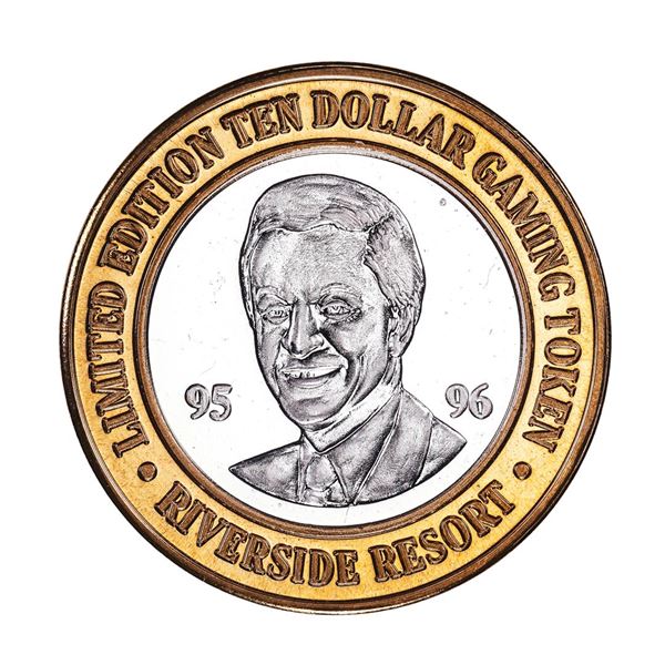 .999 Silver Riverside Resort Casino Laughlin, NV $10 Limited Edition Gaming Token