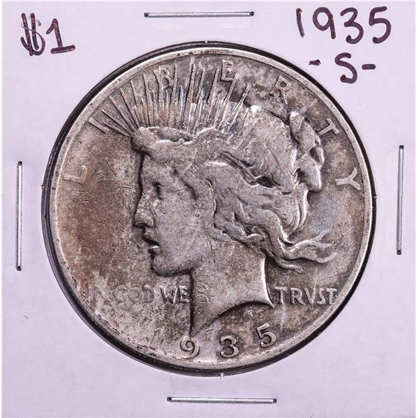 1935-S $1 Peace Silver Dollar Coin