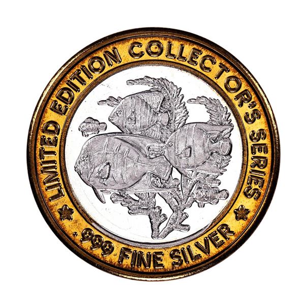 .999 Fine Silver Players Island Casino $10 Casino Limited Edition Gaming Token
