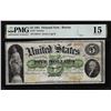 Image 1 : 1861 $5 Demand Note Boston Fr.3 PMG Choice Fine 15