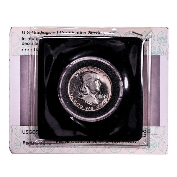 1962 Proof Franklin Half Dollar Coin USGCS Certification