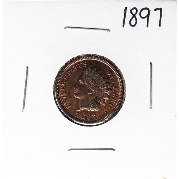 1897 Indian Head Cent Coin