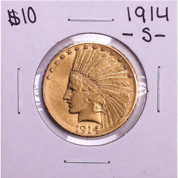 1914-S $10 Indian Head Eagle Gold Coin