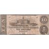 Image 1 : 1862 $10 Confederate States of America Note