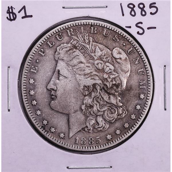 1885-S $1 Morgan Silver Dollar Coin