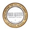 Image 2 : .999 Silver Four Queens Casino Hotel Las Vegas $10 Limited Edition Gaming Token