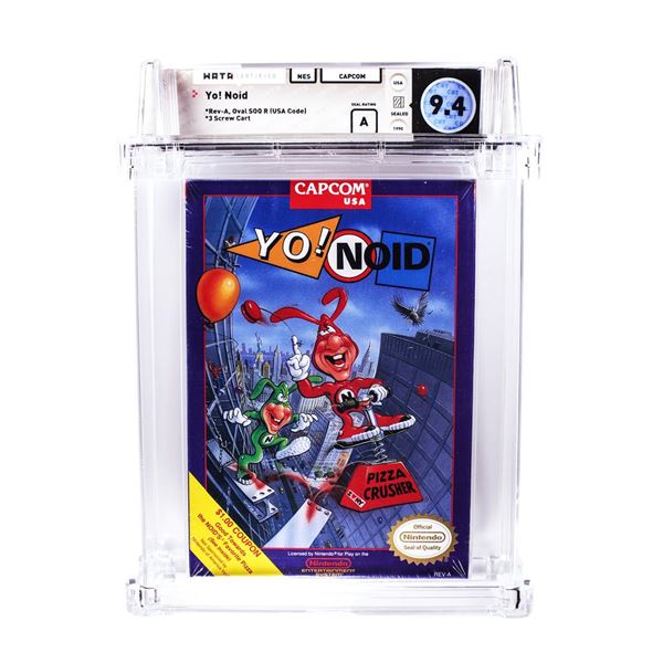 Yo! Noid NES Nintendo Sealed Video Game WATA 9.4/A