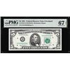 Image 1 : 1981 $5 Federal Reserve Note Cleveland Fr.1976-D PMG Superb Gem Uncirculated 67EPQ
