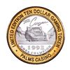 Image 1 : .999 Silver Palms Casino Las Vegas, NV $10 Casino Limited Edition Gaming Token